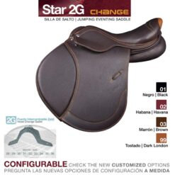 SILLA ZALDI SALTO STAR 2G CHANGE - Asiento: 17"