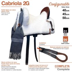 SILLA ZALDI C. CABRIOLA 2G (COMPLETA) - Color: London
