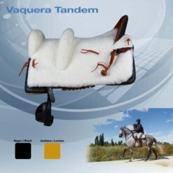 SILLA ZALDI C. VAQUERA TÁNDEM (COMPLETA) - Color: Negro