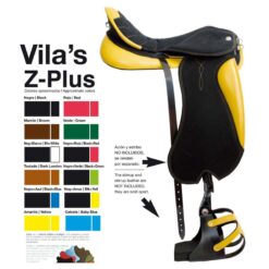 SILLA ZALDI RAID VILA'S Z-PLUS - Color: Negro/Rojo