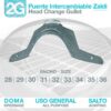 PUENTE INTERCAMBIABLE 2G - Armadura Caballo: 28cm
