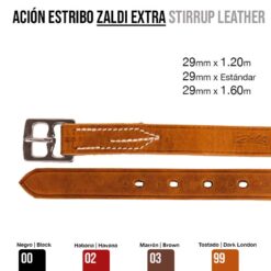 ACIÓN ESTRIBO ZALDI EXTRA 29mm - Color: London