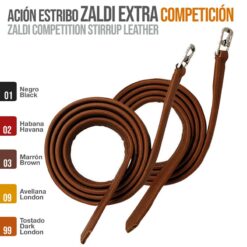 ACIÓN ESTRIBO ZALDI EXTRA COMPETICIÓN - Color: Marrón
