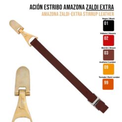 ACIÓN ESTRIBO AMAZONA ZALDI EXTRA - Color: Marrón