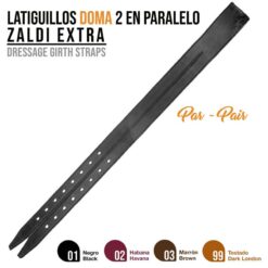 LATIGUILLOS DOMA ZALDI EXTRA 2 EN PARALELO - Color: Negro
