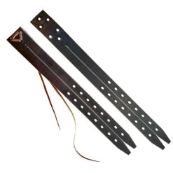 LATIGUILLOS PARA SILLA WESTERN ZE 2 EN PARALELO - Color: Marrón