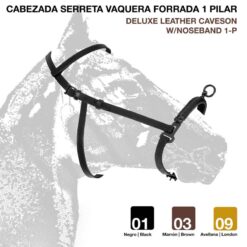 CABEZADA SERRETA VAQUERA 1-pilar - Color: Marrón