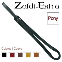 BATICOLA CUERO PONY ZALDI EXTRA - Color: Negro