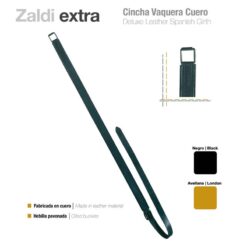 CINCHA VAQUERA CUERO ZALDI EXTRA - Color: Tostado