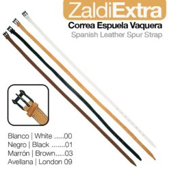 CORREA ESPUELA VAQUERA ZALDI EXTRA - Color: Blanco