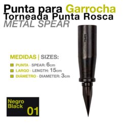 PUNTA PARA GARROCHA TORNEADA PUNTA ROSCADA -