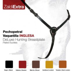 PECHOPETRAL VAQUETILLA ZALDI EXTRA INGLESA - Color: Habana