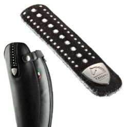 TIRA DE CUERO ATERCIOPELADO CON 3 FILAS DE BRILLANTES Tattini comprar equipación equitación España