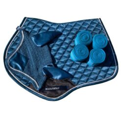 Juego de mantilla de salto + orejeras + vendas Marjoman Distribution comprar equipación equitación España