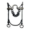 Bocado vaquero boca sapo embocadura inox barra curva Marjoman Distribution comprar equipación equitación España