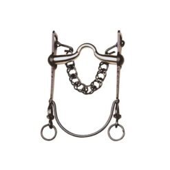 BOCADO VAQUERO EMBOCADURA INOX. ASA CALDERA BARRA CURVA Marjoman Distribution comprar equipación equitación España