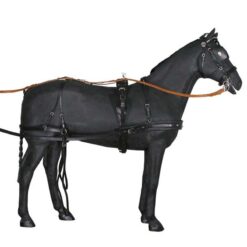 ENGANCHE DE PECHERIN SENCILLO EN CUERO DOBLE Tattini comprar equipación equitación España