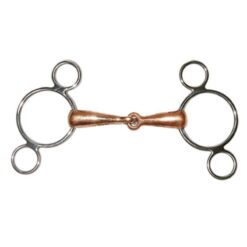 FILETE DE 3 ANILLAS TIPO PESSOA Tattini comprar equipación equitación España