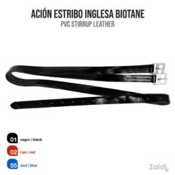 ACIÓN ESTRIBO INGLESA BIOTANE 810 - Color: Negro