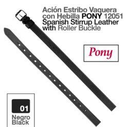ACIÓN ESTRIBO VAQUERA CON HEBILLA PONY 12051 -