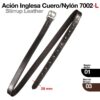 ACIÓN INGLESA CUERO/NYLON 7002/L - Color: Negro