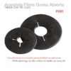 ARANDELA FILETE GOMA ABIERTA PONY NEGRO -