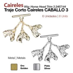 TRAJE CORTO CAIRELES CABALLO 3 2467/44 6uds - Hebilla: Cromada