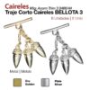 TRAJE CORTO CAIRELES BELLOTA 3 2466/44 6uds - Hebilla: Cromada