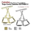 TRAJE CORTO CAIRELES ESTRIBO 2 2468/43 6uds - Hebilla: Cromada