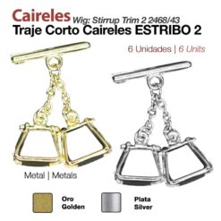 TRAJE CORTO CAIRELES ESTRIBO 2 2468/43 6uds - Hebilla: Cromada