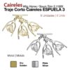TRAJE CORTO CAIRELES ESPUELA 3 11205 6uds - Hebilla: Cromada