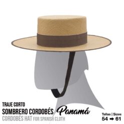 TRAJE CORTO SOMBRERO CORDOBÉS PANAMÁ - Talla: 54