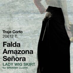 TRAJE CORTO FALDA AMAZONA SEÑORA 20612 T. -