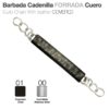 BARBADA CADENILLA FORRADA 25717K CUERO - Hebilla: Cromada