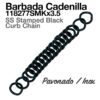 BARBADA CADENILLA PAVONADO/INOX. 118277SMKx3.5 -