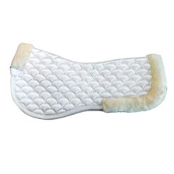SALVACRUCES BORREGUILLO SADDLE PAD SE - Color: Blanco