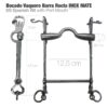 BOCADO VAQUERO BARRA RECTA CROMADO 12.5cm -
