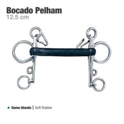 BOCADO PELHAM GOMA BLANDA 21251R - Talla: 12