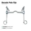 BOCADO POLO FIJO INOX 212521 - Talla: 12
