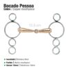 BOCADO PESSOA INOX COBRE 21926-U 12.5cm - Talla: 12