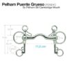 BOCADO PELHAM PUENTE GRUESO 212501C - Talla: 11