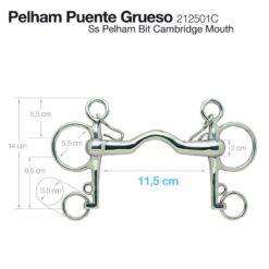 BOCADO PELHAM PUENTE GRUESO 212501C - Talla: 11