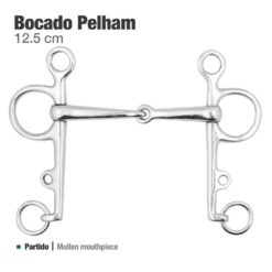 BOCADO PELHAM PARTIDO ECO. INOX 25004 12.5cm -