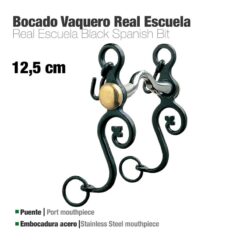 BOCADO VAQUERO REAL ESCUELA EMBOCADURA ACERO 12.5cm -