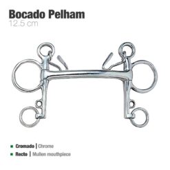 BOCADO PELHAM RECTO ECO. INOX 25004 12.5cm -
