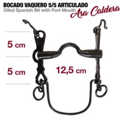BOCADO VAQUERO 5/5 ARTICULADO ASA CALDERA 12.5cm -