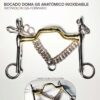 BOCADO DOMA GS ANATÓMICO INOX - Talla: 12