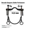BOCADO VAQUERO DOBLE PORTAMOZO PAVONADO 12.5cm -