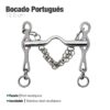 BOCADO PORTUGUÉS INOX ROCÍO - Talla: 12
