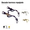 BOCADO BARROCO REPUJADO - Hebilla: Cromada